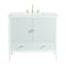 James Martin Vanities 36'' Vanity, Bright White w/ 3 CM Ethereal Noctis Quartz Top 485-V36-BW-3ENC - alternate 1